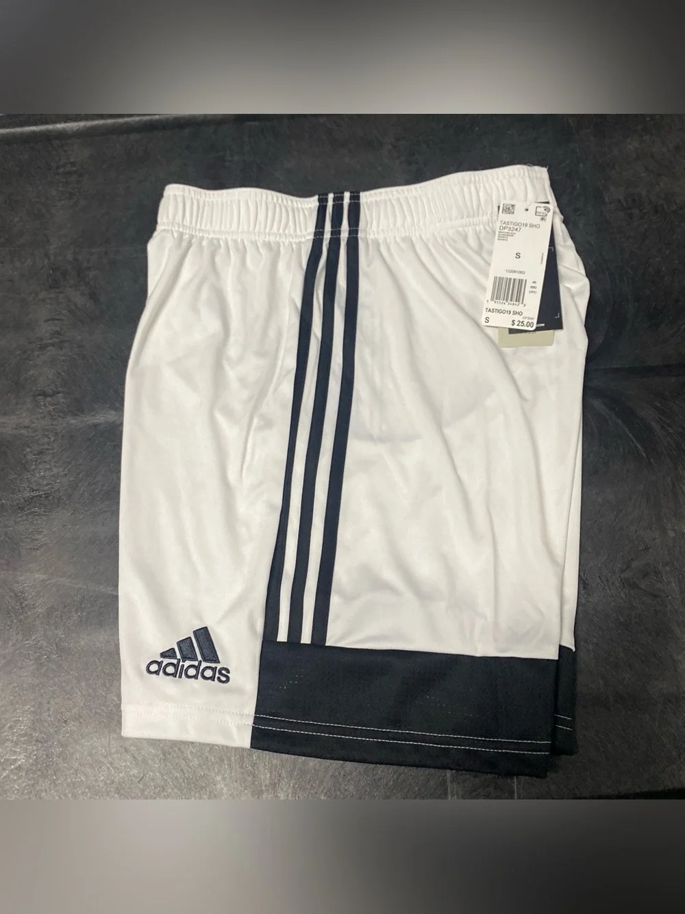 Adidas Tastigo 19 Soccer Shorts Men’s Small White Black Climalite NWT (DP3247)